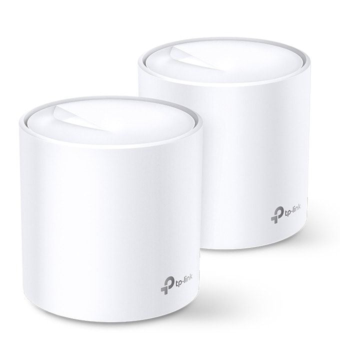 Wireless router TP-Link Deco X60 V3 2-Pack, AX5400, 2.4/5 GHz, 574 - 2402 Mbps, Gigabit