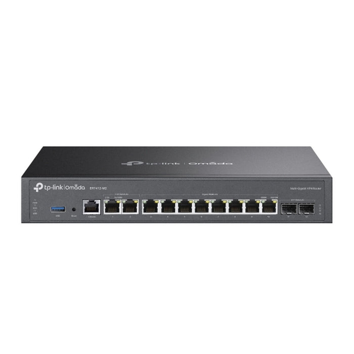 Router TP-Link ER7412-M2 Black USB RJ45 Ethernet LAN USB x 1
