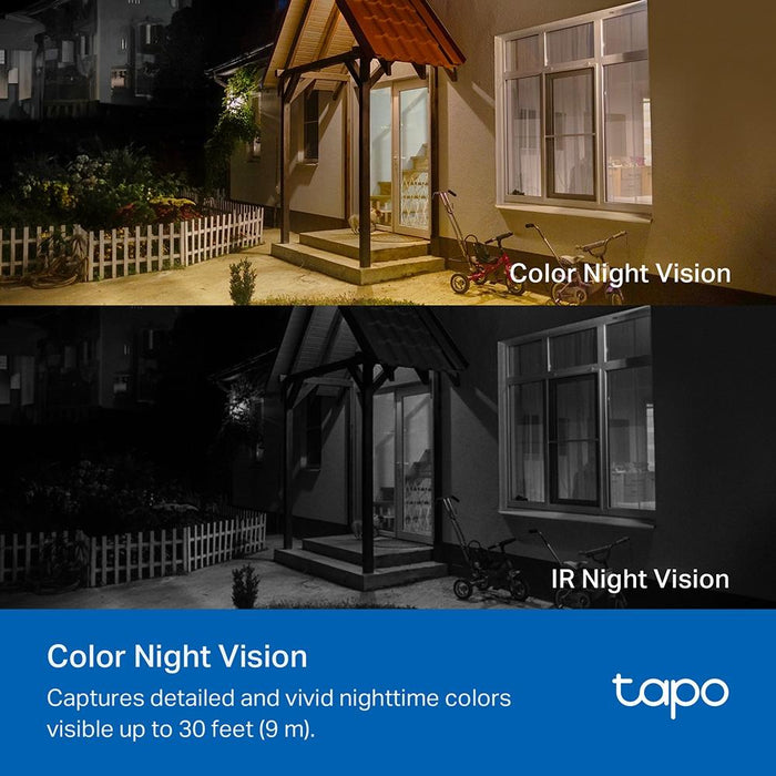 TP-Link Tapo C410 WiFi Security Camera, Outdoor/Indoor Installation - 4 Pieces