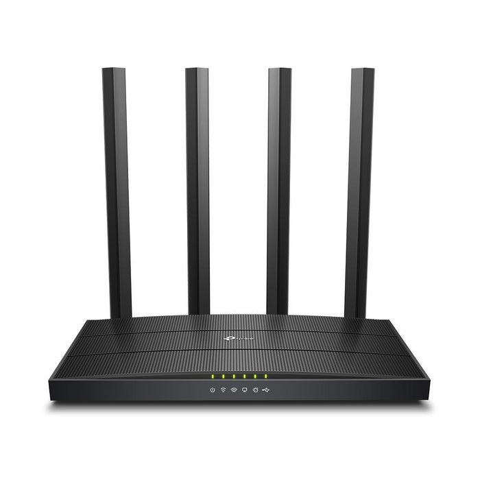 Wireless router TP-Link Archer C6U AC1200, 2.4/5 GHz, 300 - 867Mbps, 10/100/1000