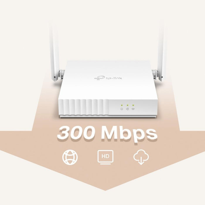 Wireless router TP-LINK TL-WR820N, 2.4 GHz, 300Mbps, 10/100