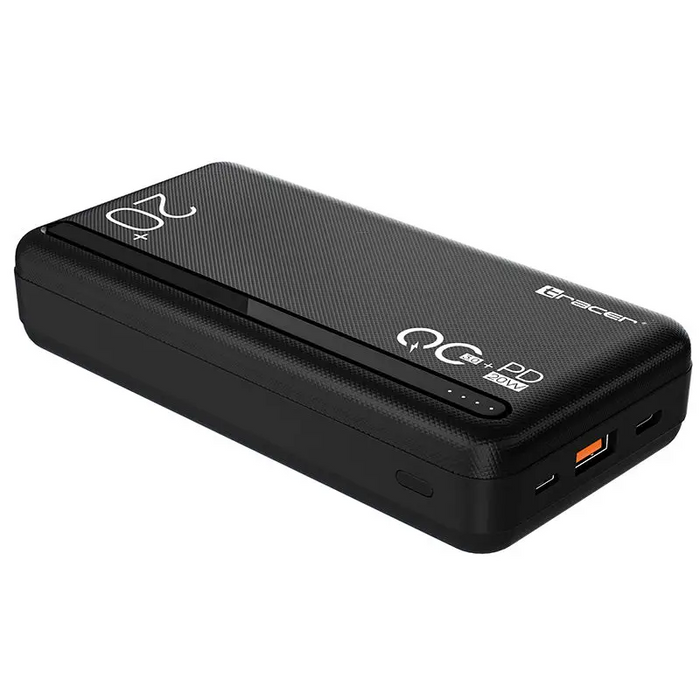 Tracer External Battery 20000MAH QC3.0-PD20W - Преносими батерии<<<Батерии<<<Аксесоари<<<MediaTrade