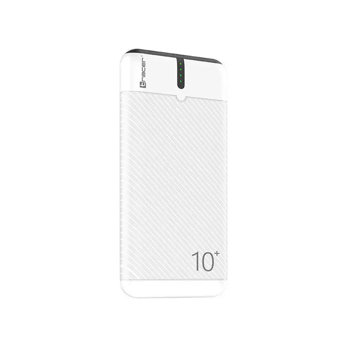 Tracer External battery EnerGo 10000mAh white/black - Преносими батерии<<<Батерии<<<Аксесоари<<<MediaTrade