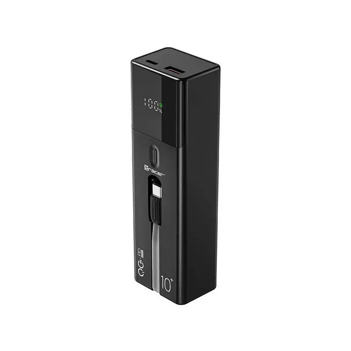 Tracer Quant 10000mAh 100W PD + QC Black - Power banksLAD-POW<<<Power supplies for phonesLAD<<<ActionPL