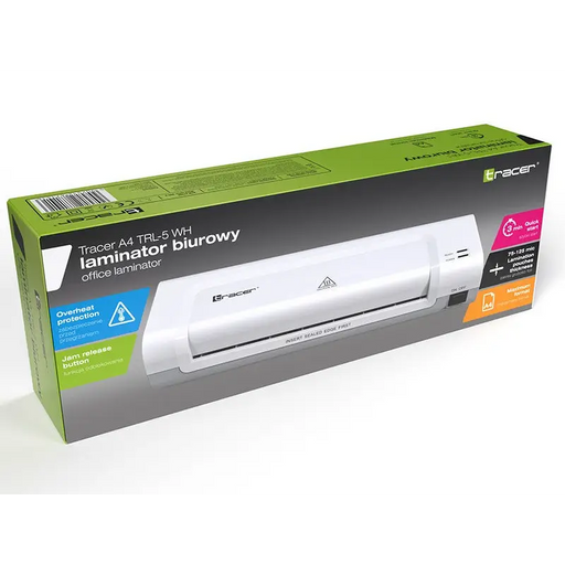Tracer TRL-5 WH Hot Laminator 280 mm/min White - LaminatorsBIU-LAM<<<Office equipmentBIU<<<ActionPL