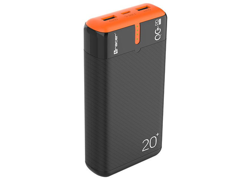 Powerbank Tracer TRABAT47516 Black Orange 20000 mAh 74 WH