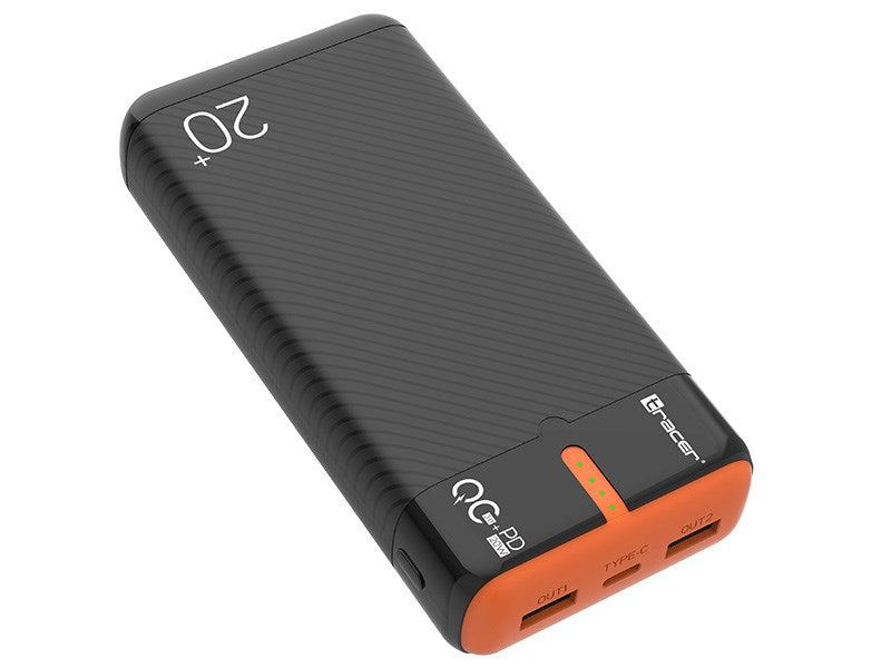 Powerbank Tracer TRABAT47516 Black Orange 20000 mAh 74 WH