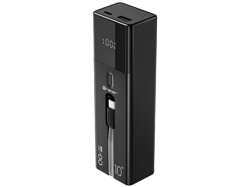 Tracer Quant 10000mAh 100W PD+QC, Black