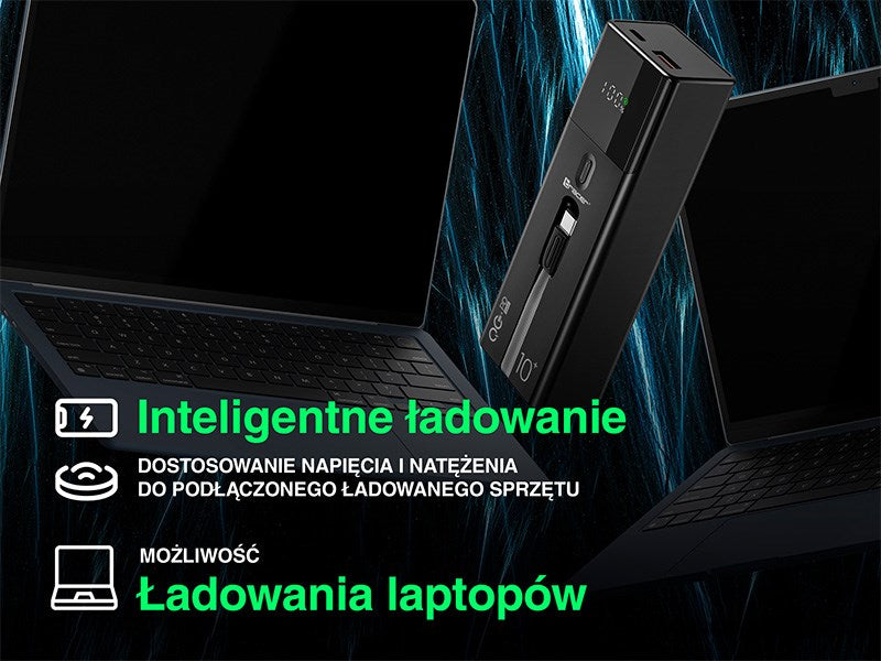 Tracer Quant 10000mAh 100W PD+QC, Black