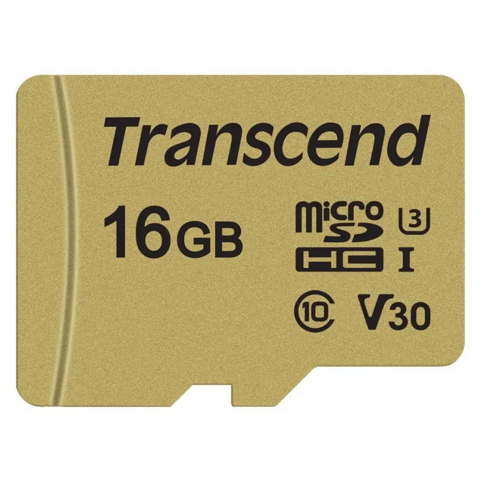 Transcend 16GB micro SD UHS-I U3 (with adapter) MLC - Micro SD Cards with Adaptor<<<Transcend памети и