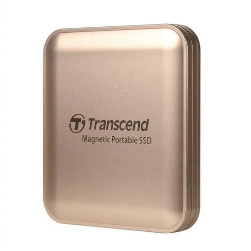 Transcend 1TB External SSD ESD420G USB 20Gbps Type C Magsafe Champagne Gold - SSD дискове<<<Transcend памети и