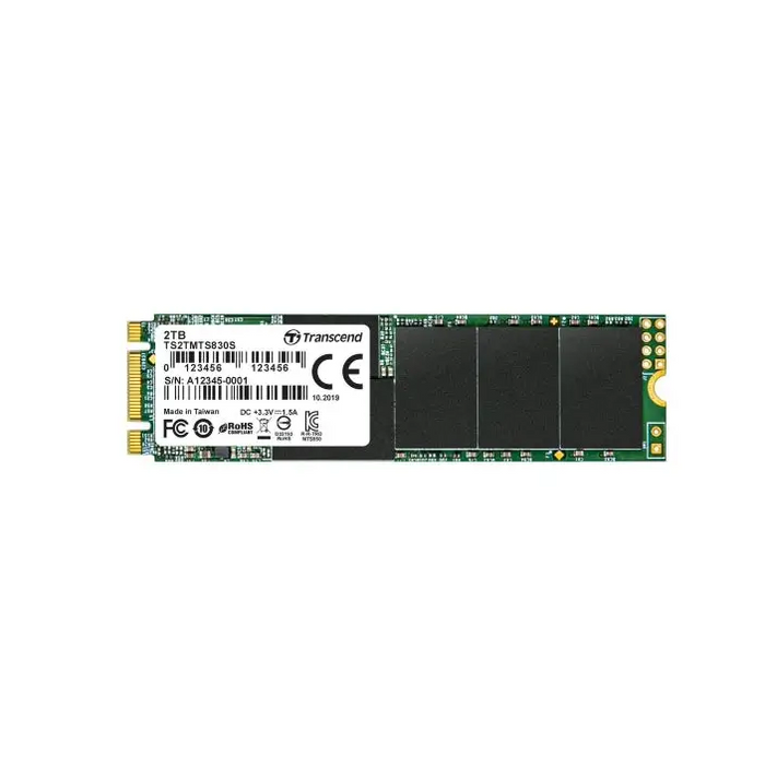 Transcend 2TB M.2 2280 SSD SATA3 B + M Key TLC - SSD дискове<<<Transcend памети и аксесоари<<<TRANSCEND<<<PolyComp