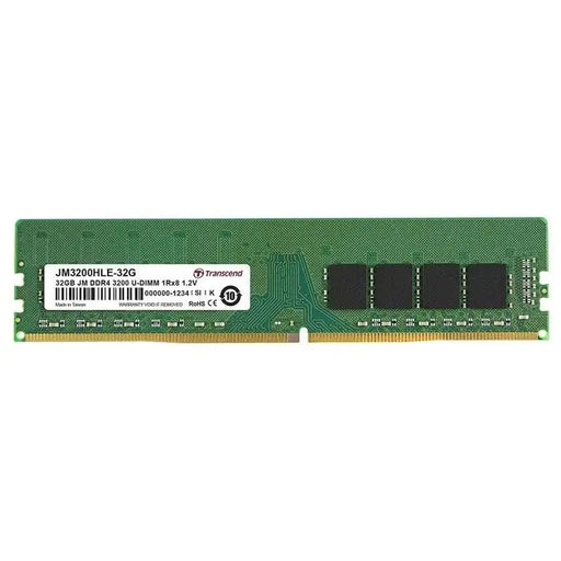 Transcend 32GB JM DDR4 3200Mhz U-DIMM 2Rx8 2Gx8 CL22 1.2V - Памети за настолни компютри<<<Transcend памети и