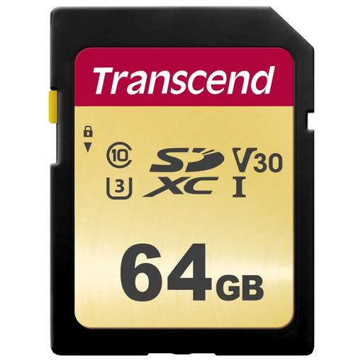 Transcend 64GB SD card UHS-I U3 MLC - SD Cards<<<Transcend памети и аксесоари<<<TRANSCEND<<<PolyComp