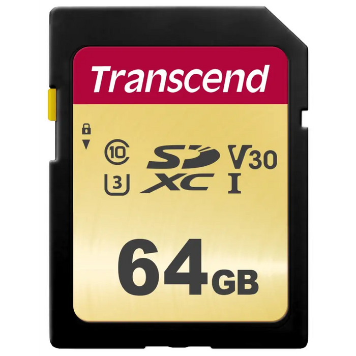 Transcend 64GB SD card UHS-I U3 MLC - SD Cards<<<Transcend памети и аксесоари<<<TRANSCEND<<<PolyComp