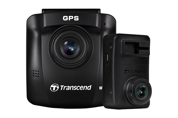 Transcend 64Gx2, Dual Camera Dashcam, Dual 1440P, GPS