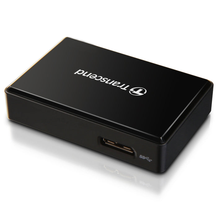 Transcend All-in-1 Multi Memory Card Reader, USB 3.0/3.1 Gen 1, Black