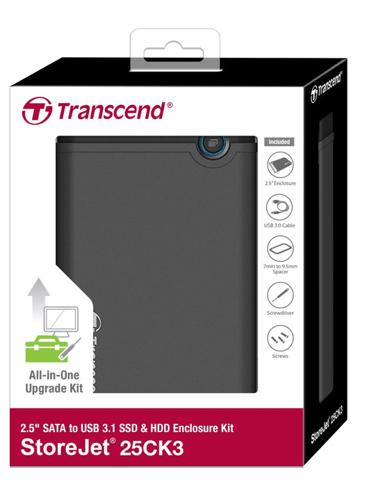 Transcend 0GB StoreJet 2.5" conversion kit, Rubber housing