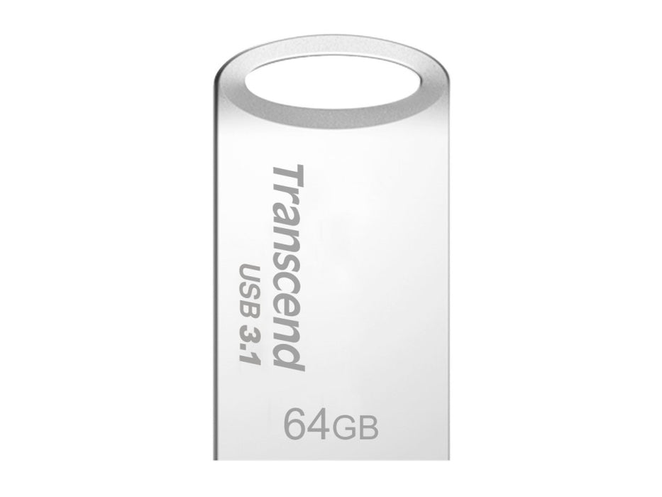Transcend 64GB JETFLASH 710, USB 3.1, Silver Plating