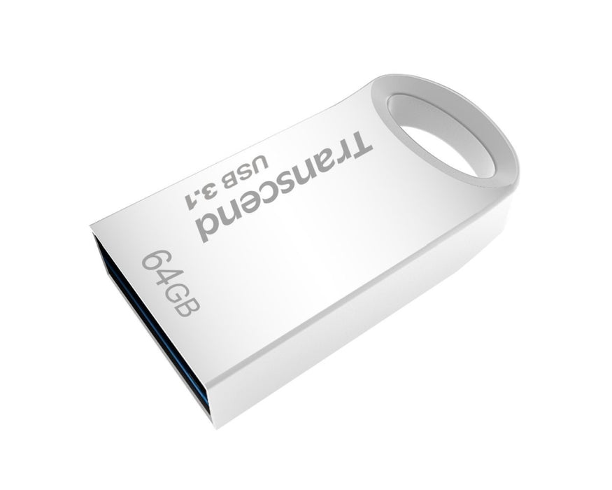 Transcend 64GB JETFLASH 710, USB 3.1, Silver Plating