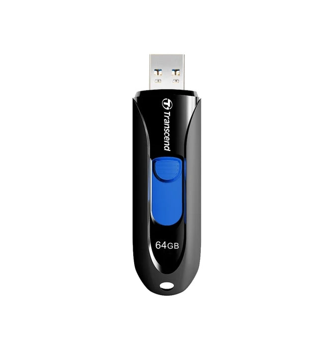 Transcend 64GB, USB3.1, Pen Drive, Capless, Black