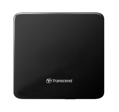 Transcend 8X DVD±RW, Slim Type, USB 2.0 (Black), 13.9mm Thickness