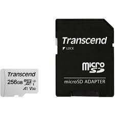 Transcend 256GB microSD w/ adapter UHS-I U3 A1