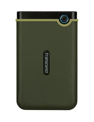 Transcend 2TB, 2.5" Portable HDD, StoreJet M3, Military Green, Slim