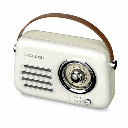 Transistor Radio Ledwood ALMA BLANCO White 30 W - Електроника Звук<<<Компютри| Електроника<<<BigBuy&&&Блутут
