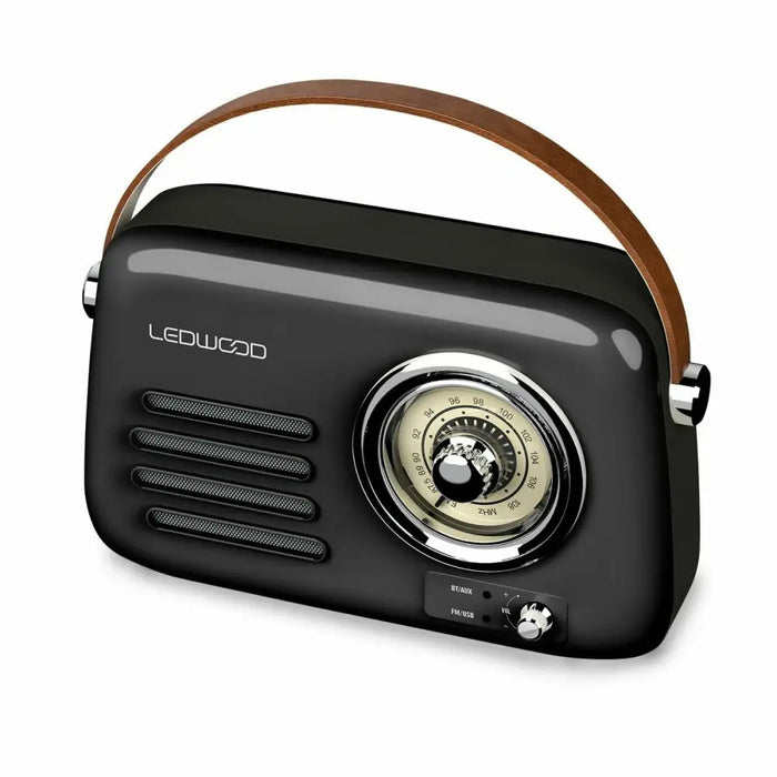 Transistor Radio Ledwood ALMA BLK Black 30 W - CD радио<<<Електроника Звук<<<Компютри| Електроника<<<BigBuy