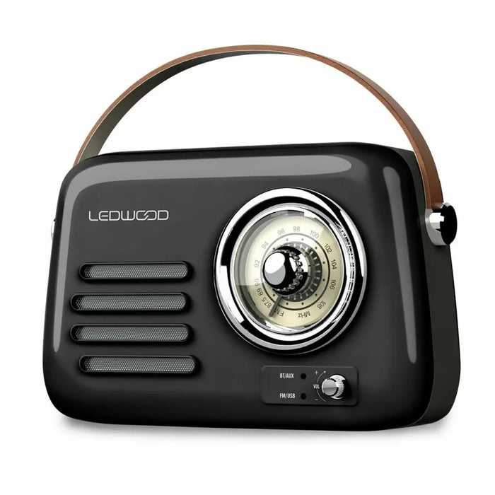 Transistor Radio Ledwood ALMA BLK Black 30 W - CD радио<<<Електроника Звук<<<Компютри| Електроника<<<BigBuy