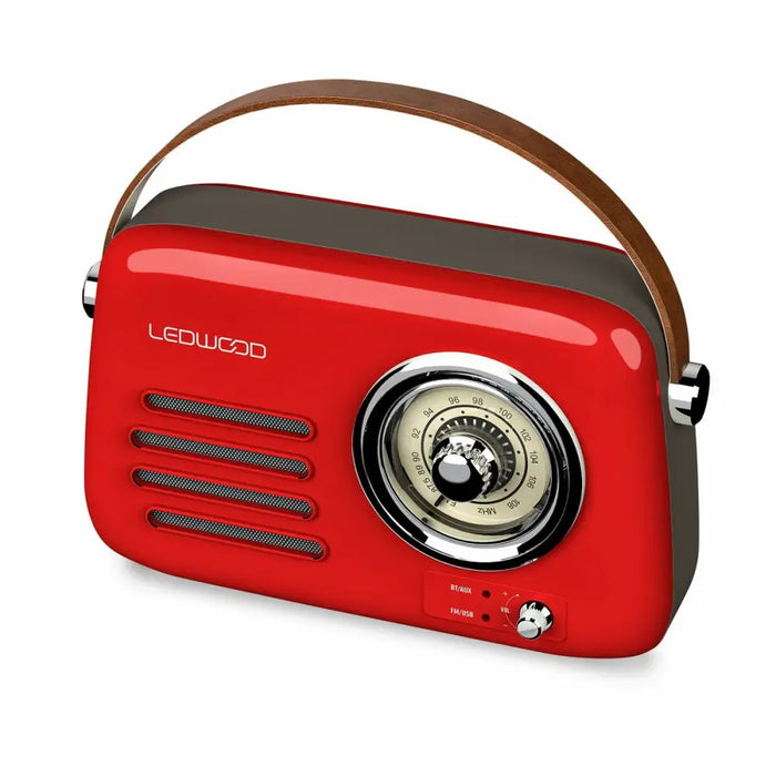 Transistor Radio Ledwood ALMA RED Red 30 W - CD радио<<<Електроника Звук<<<Компютри| Електроника<<<BigBuy