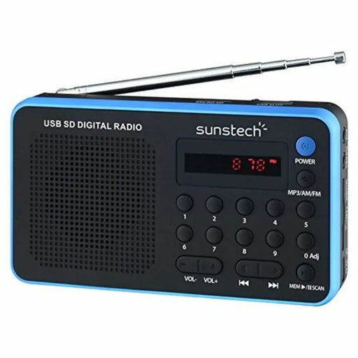 Transistor Radio Sunstech RPDS32BL - Електроника Звук<<<Компютри| Електроника<<<BigBuy&&&CD радио<<<Електроника