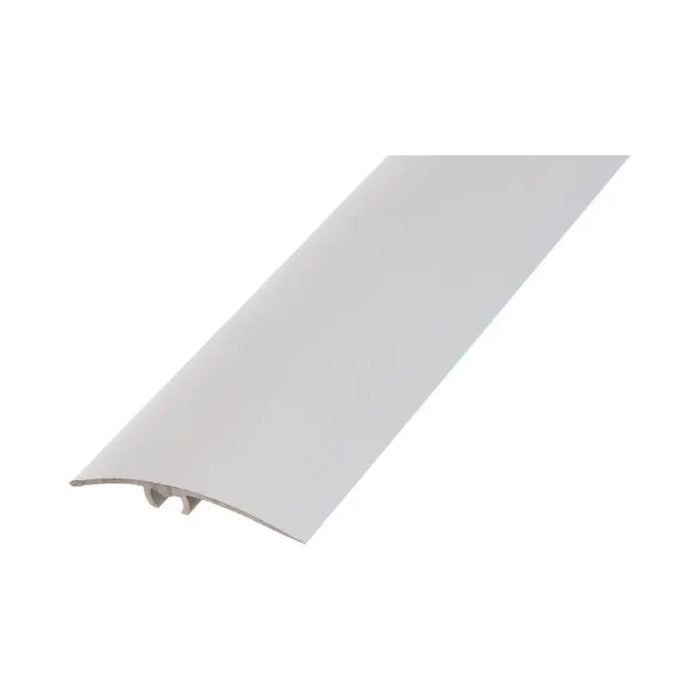 TRANSITIONAL MOLDING FOR HIDDEN INSTALLATION DOELLKEN 40 MM. SILVER 2.7 M. - Лайстни<<<Паркет и елементи за