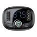 Transmitter FM Baseus T-typed S-09 Bluetooth (black) - Car transmitters<<<Car accessories<<<InnproXML&&&Ładowarki