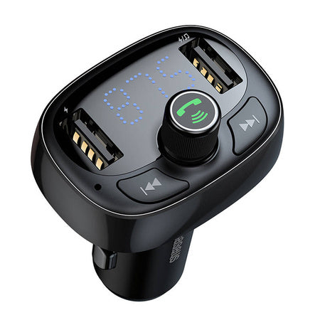 Transmitter FM Baseus T-typed S-09 Bluetooth (black) - Car transmitters<<<Car accessories<<<InnproXML&&&Ładowarki