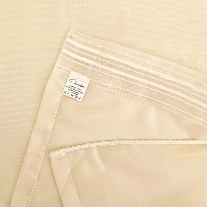 TRANSPARENT CURTAIN 145X270 CM VOILE BEIGE - Пердета<<<Корнизи щори и пердета<<<Мебели и интериор<<<Praktiker