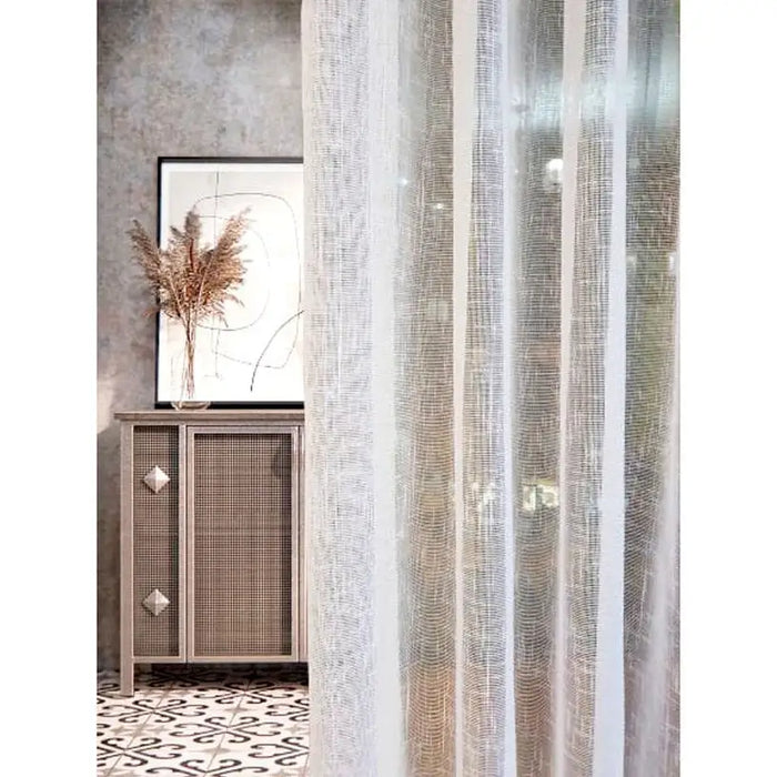 TRANSPARENT CURTAIN 150X270 CM. NETWORK WHITE - Пердета<<<Корнизи щори и пердета<<<Мебели и интериор<<<Praktiker