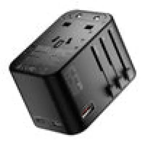 Travel wall charger Essager ECT65-LT01-Z 65W (black) - mains chargers<<<Chargers<<<GSM Accessories<<<InnproXML