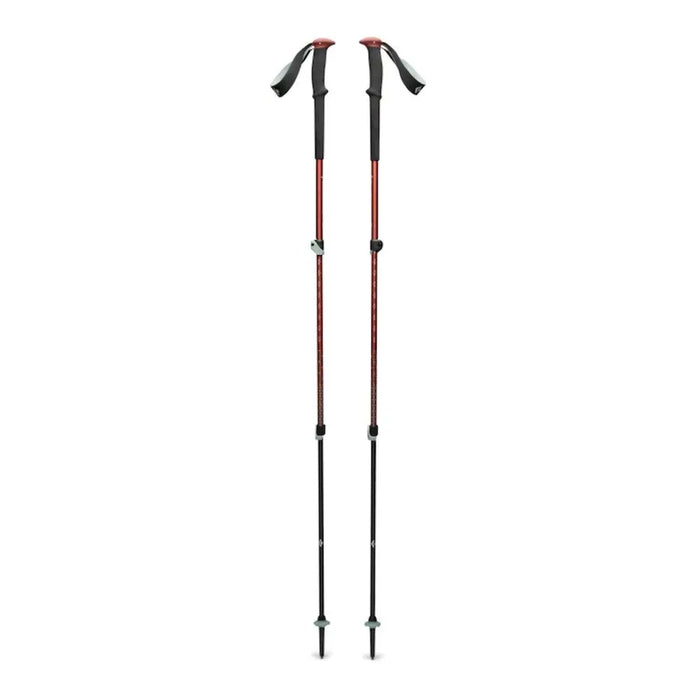 Trekking poles Black Diamond Trail Back Trekking Poles Iron Red - Poles for Nordic Walking and trekkingSIA-KNT<<<Sport
