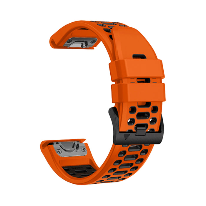 SILICONE STRAP TRENDER TR-GSLO22ORBK 22 mm ORANGE/BLACK