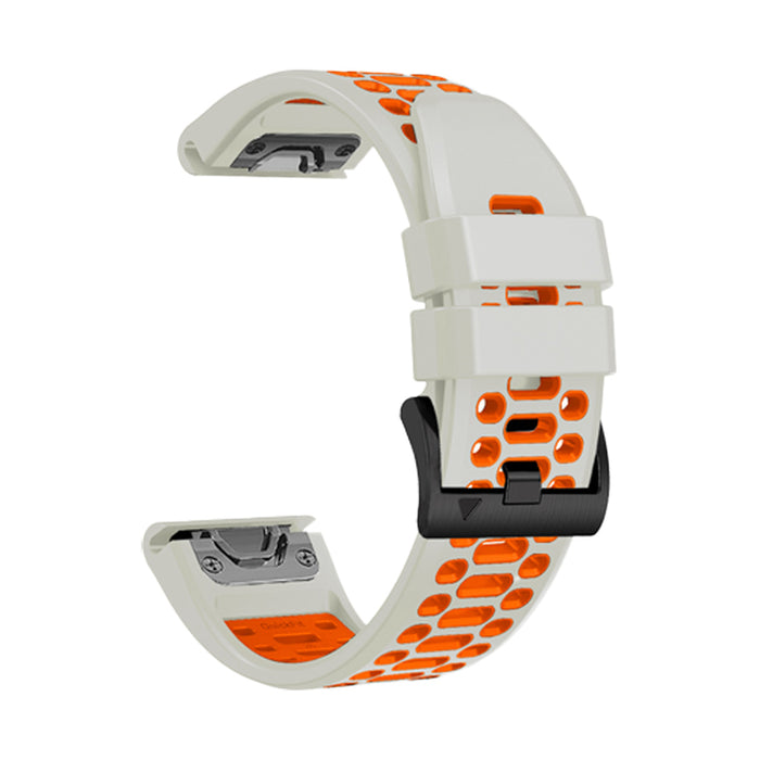 SILICONE STRAP TRENDER TR-GSLO26WHOR 26 mm WHITE/ORANGE