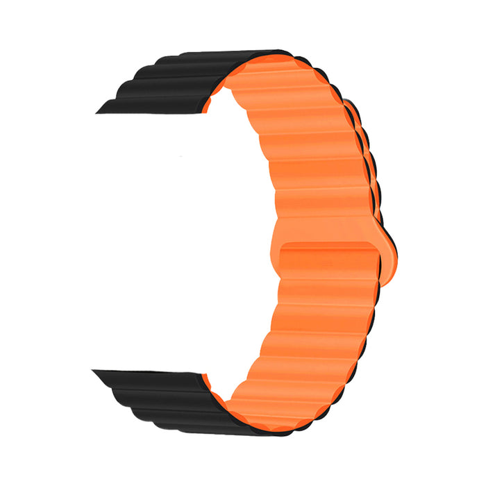 MAGNETIC STRAP WITH SILICONE COATING TRENDER Loop TR-AML45BKOR APPLE 44/45 mm BLACK/ORANGE