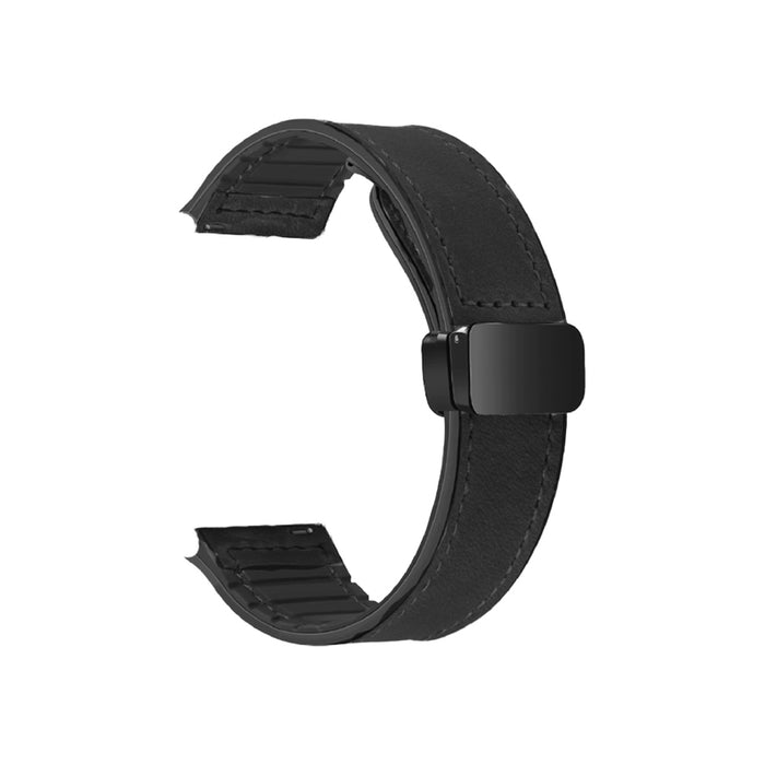 MAGNETIC STRAP SILICONE AND VELOR TRENDER TR-VMB22BK 22 mm BLACK
