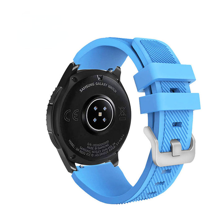 SILICONE STRAP TRENDER TR-SL22GBL 22 MM GROOVE BLUE