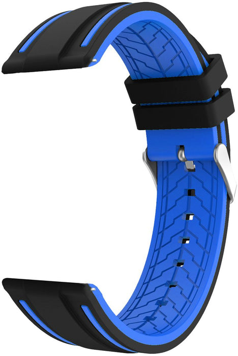 SILICONE STRAP TRENDER TR-GM22BKBL 22 mm GAMER BLACK/BLUE