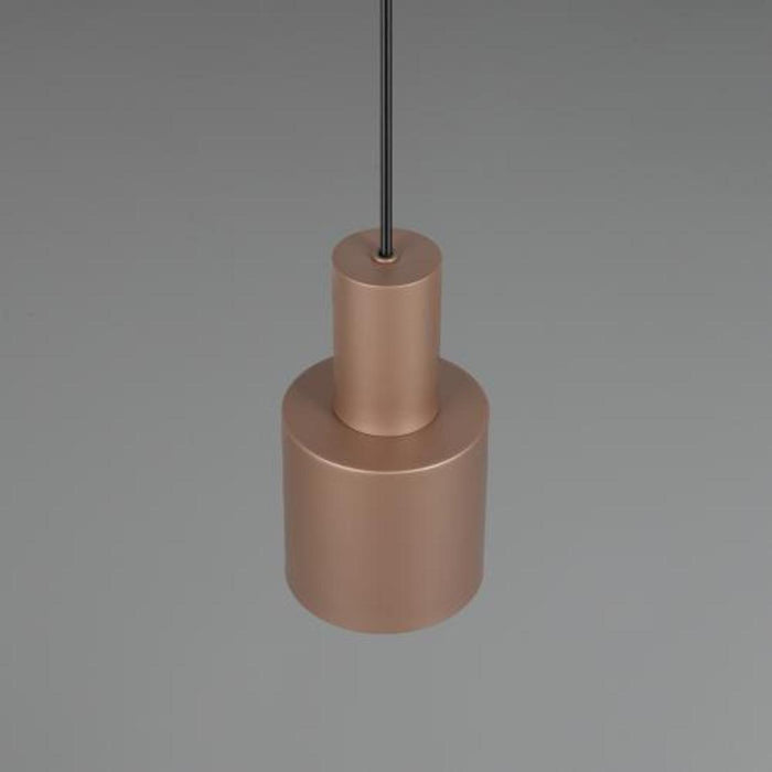 PENDANT AGUDO TRIO 1XE27 METAL COFFEE