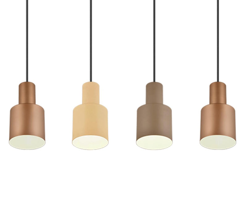 CHANDELIER AGUDO TRIO 4XE27 METAL 4 COLORS