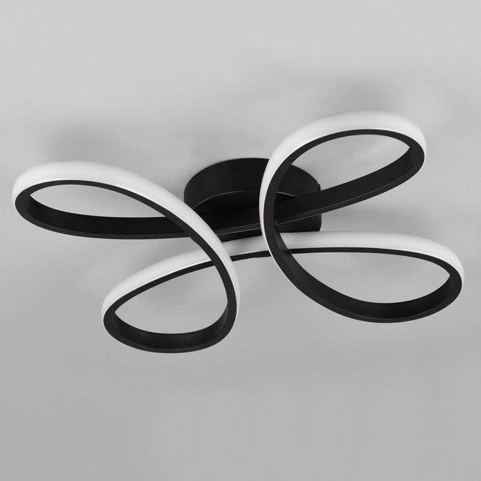 LED CEILING LIGHT 22W 2600LM 3000K BLACK TRIO FLY