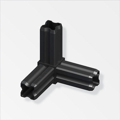 TRIPLE ANGLE CONNECTOR PVC 23.50 MM ALFER ALUMINUM - Профили<<<Профили и планки<<<Инструменти и железария<<<Praktiker